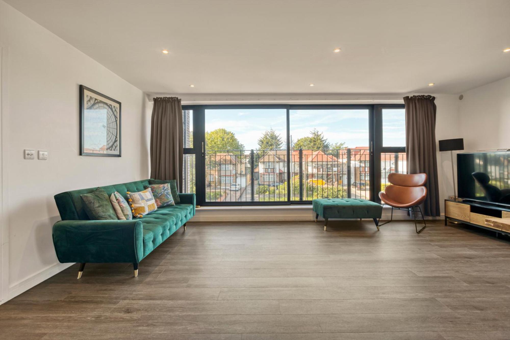 Apartament Modern Penthouse In Wembley Londyn Zewnętrze zdjęcie
